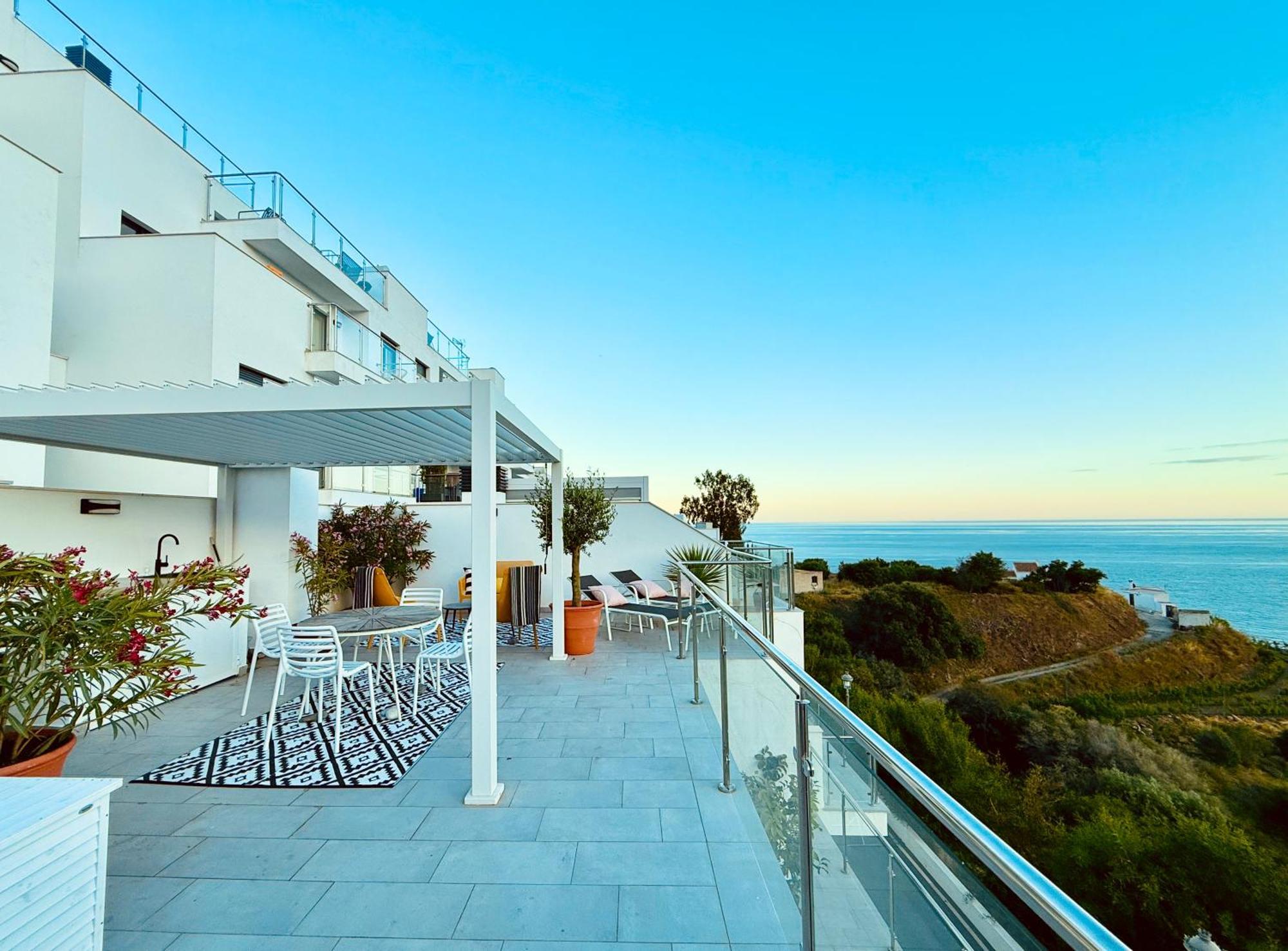 Appartement Penthouse Balcon Del Mar 121 Casasol à Nerja Extérieur photo