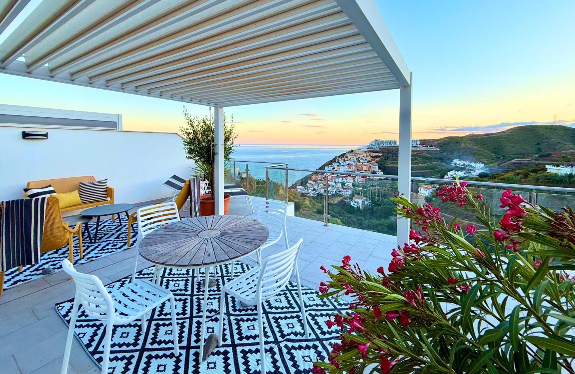 Appartement Penthouse Balcon Del Mar 121 Casasol à Nerja Extérieur photo